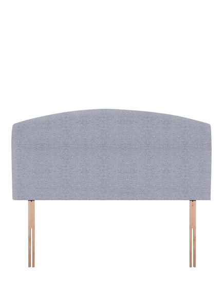 John Lewis Hazel Upholstered Headboard, Small Double, Herringbone Grey