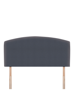 John Lewis Hazel Upholstered Headboard, Small Double, Herringbone Shadow