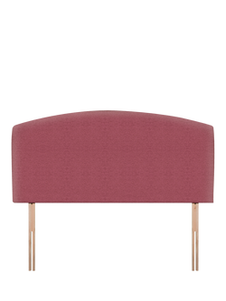 John Lewis Hazel Upholstered Headboard, Small Double, Herringbone Rose