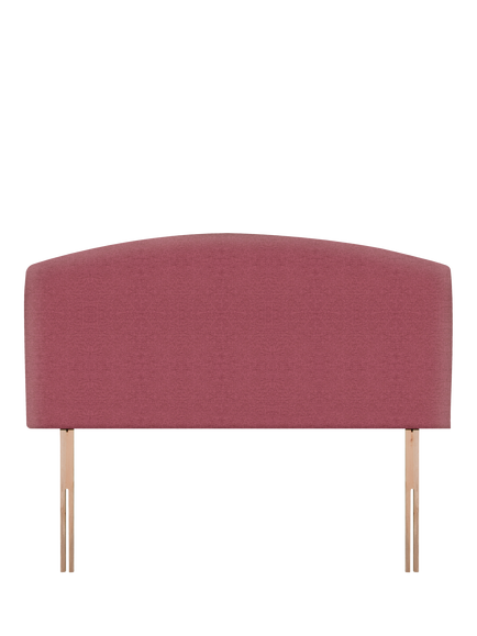 John Lewis Hazel Upholstered Headboard, Small Double, Herringbone Rose