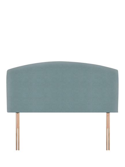 John Lewis Hazel Upholstered Headboard, Small Double, Velveteen Sage