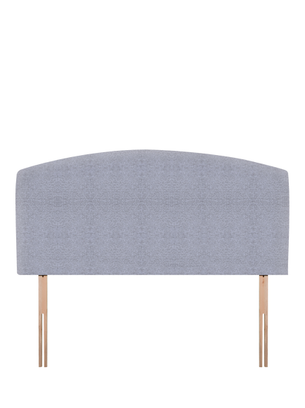 John Lewis Hazel Upholstered Headboard, Double, Herringbone Grey
