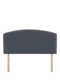 John Lewis Hazel Upholstered Headboard, Double, Herringbone Shadow