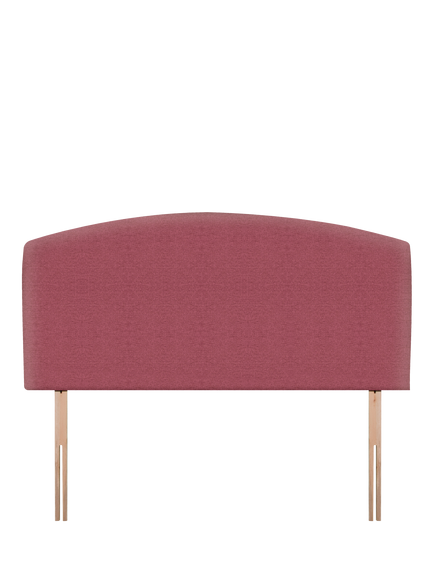 John Lewis Hazel Upholstered Headboard, Double, Herringbone Rose