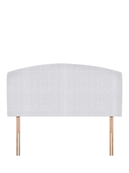 John Lewis Hazel Upholstered Headboard, King Size, Brushedweave Silver