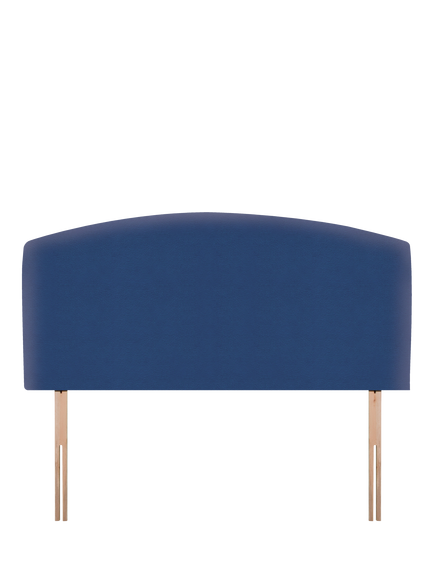 John Lewis Hazel Upholstered Headboard, King Size, Brushedweave Denim