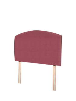 John Lewis Hazel Upholstered Headboard, Single - view 2, Herringbone Rose