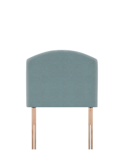 John Lewis Hazel Upholstered Headboard, Single, Velveteen Sage