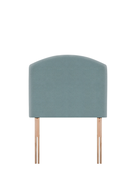 John Lewis Hazel Upholstered Headboard, Single, Velveteen Sage