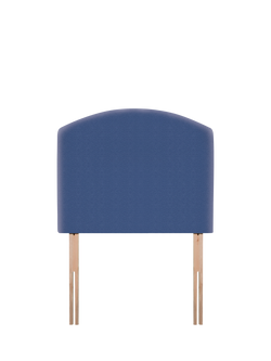 John Lewis Hazel Upholstered Headboard, Single, Brushedweave Denim