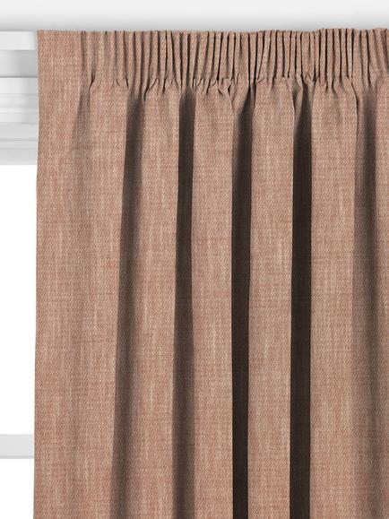 John Lewis Camille Weave Made to Measure Curtains or Roman Blind, Dark Cinnamon - view 2, Dark Cinnamon