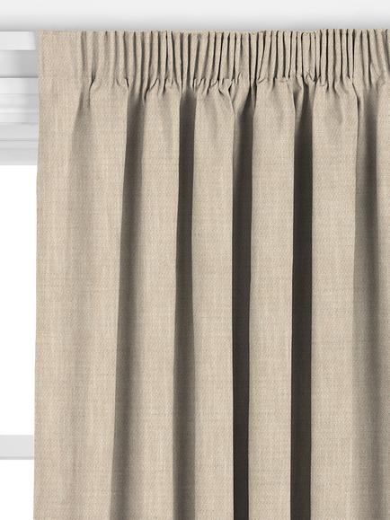 John Lewis Camille Weave Made to Measure Curtains or Roman Blind, Natural - view 2, Natural