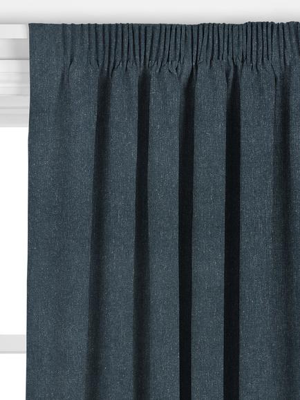 John Lewis Chenille Twill Made to Measure Curtains or Roman Blind, Navy - view 2, Navy