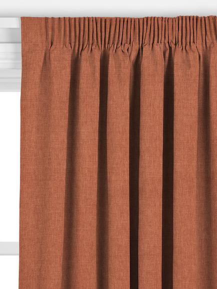 John Lewis Cotton Blend Made to Measure Curtains or Roman Blind, Cinnamon - view 2, Cinnamon
