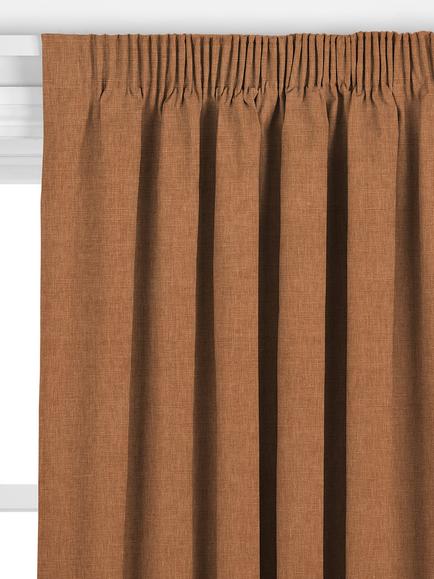 John Lewis Cotton Blend Made to Measure Curtains or Roman Blind, Cumin - view 2, Cumin