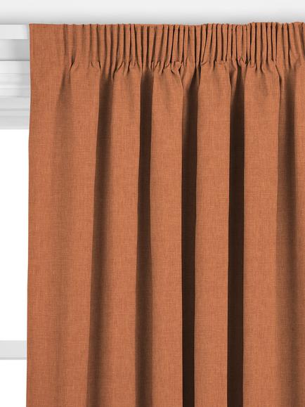 John Lewis Cotton Blend Made to Measure Curtains or Roman Blind, Marmalade - view 2, Marmalade