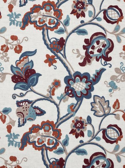 John Lewis Inaya Crewel Made to Measure Curtains or Roman Blind, Multi, Multi