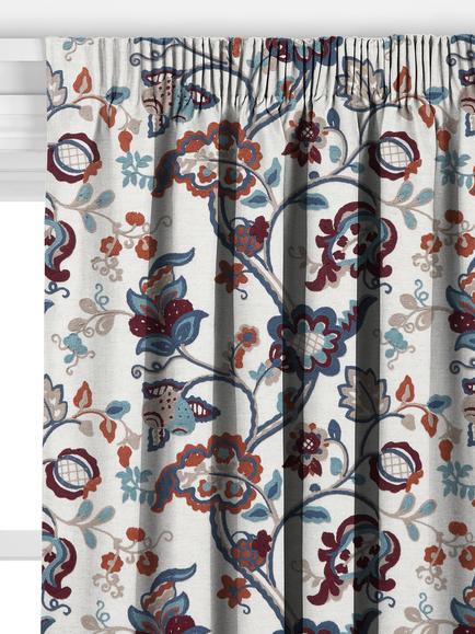 John Lewis Inaya Crewel Made to Measure Curtains or Roman Blind, Multi - view 2, Multi