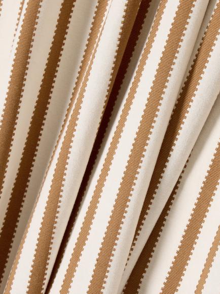 John Lewis Hampton Stripe Furnishing Fabric - view 2, Cardamon