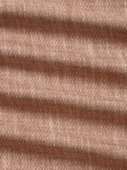 John Lewis Camille Weave Furnishing Fabric - view 2, Dark Cinnamon