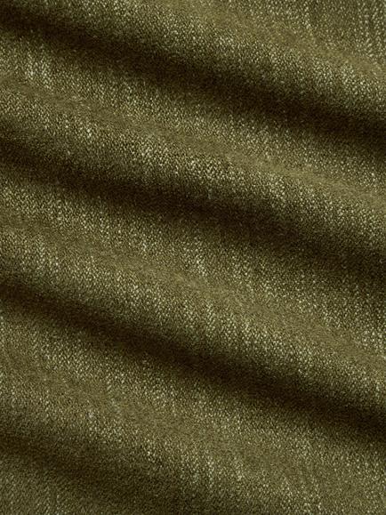 John Lewis Chenille Twill Furnishing Fabric - view 2, Dark Khaki
