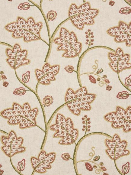 John Lewis Sumati Leaf Furnishing Fabric, Straw Yellow