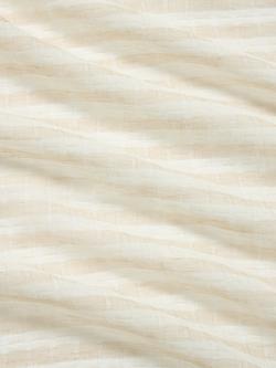 John Lewis Rutig Check Voile Fabric, Natural - view 2, Natural