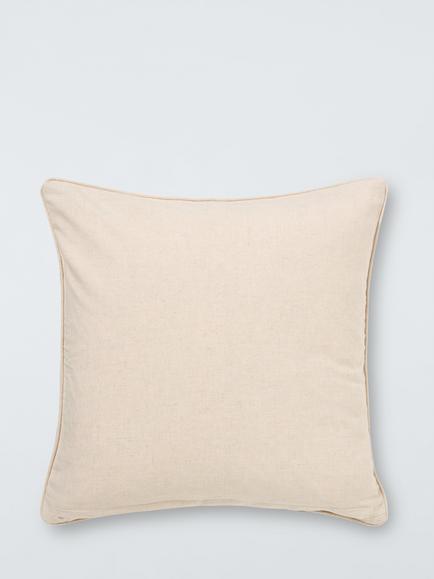 John Lewis Ketaki Embroidered Cushion - view 2, Ochre
