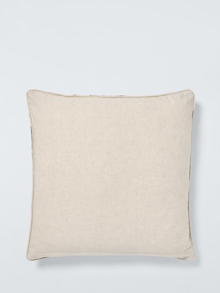 John Lewis Ketaki Cushion, Umber - view 2, Burnt Umber