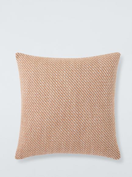 John Lewis Scandi Twill Cushion, Auburn