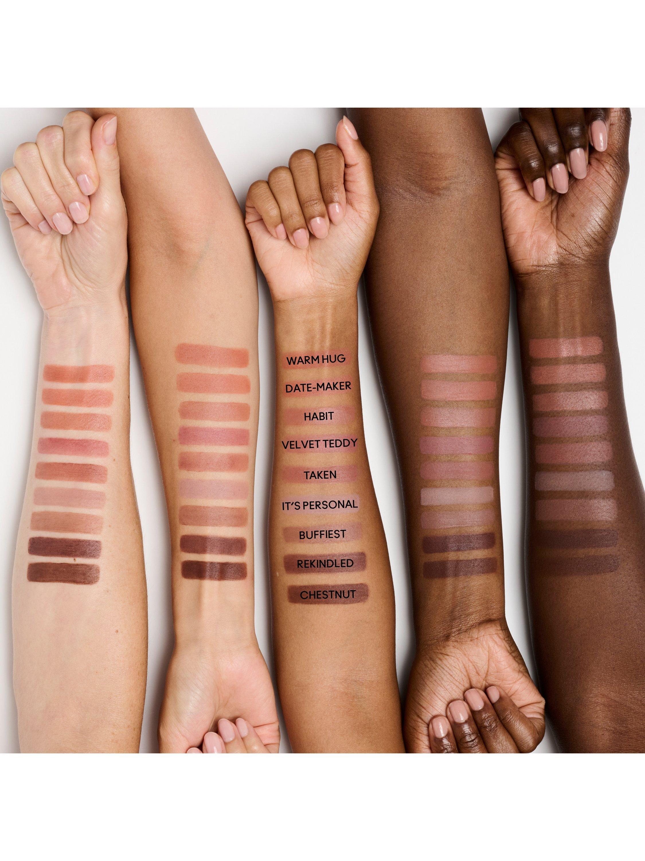 Product image 3 of 6, which shows MAC Powder Kiss Lip + Cheek Mousse, Chestnut