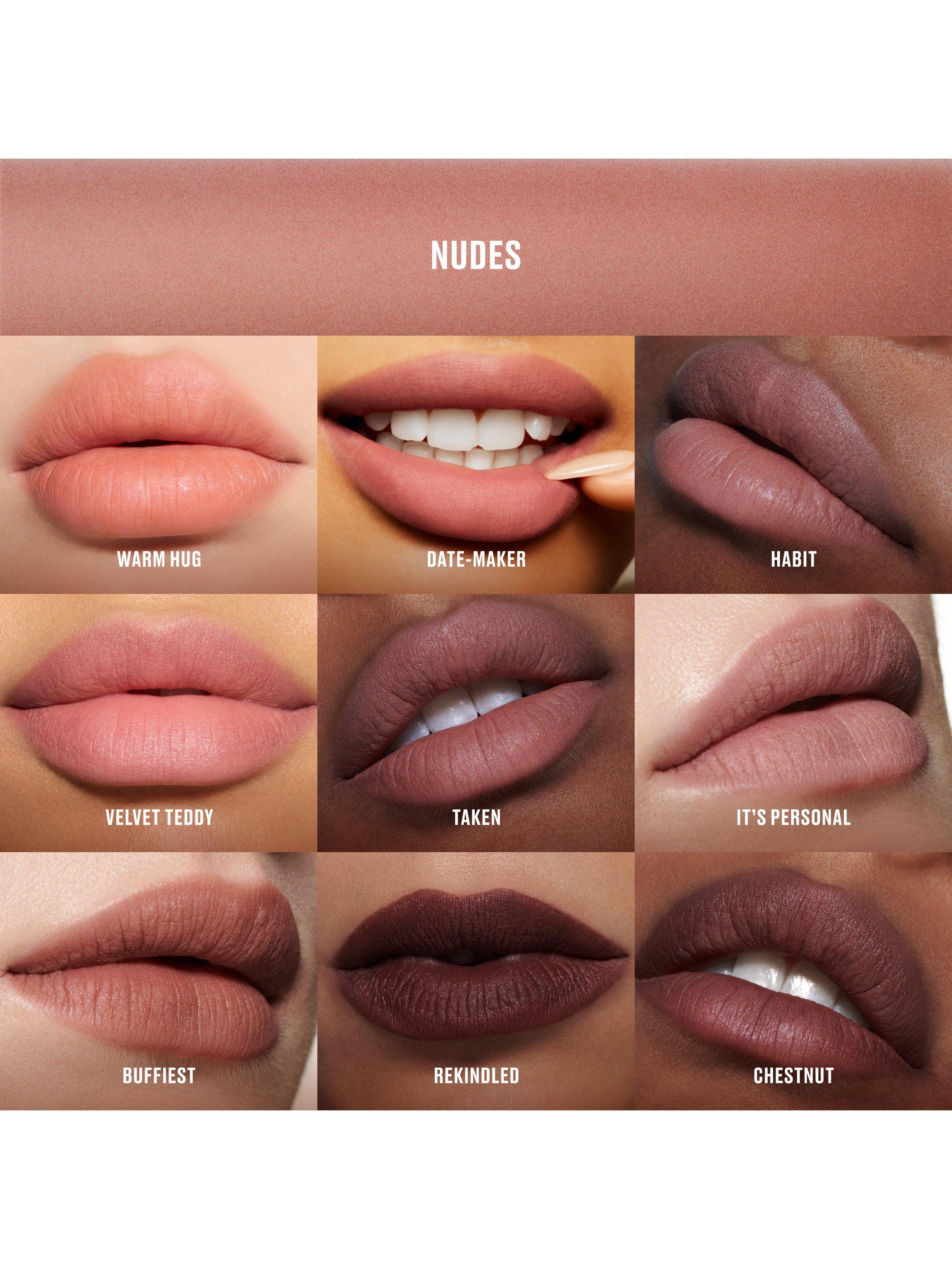 Product image 5 of 6, which shows MAC Powder Kiss Lip + Cheek Mousse, Chestnut
