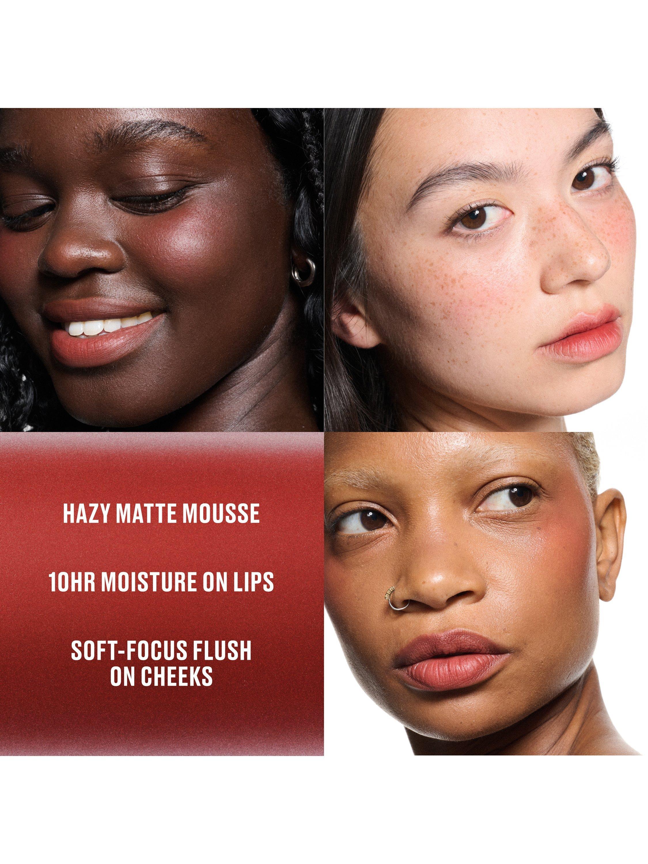 Product image 4 of 6, which shows MAC Powder Kiss Lip + Cheek Mousse, Date-Marker