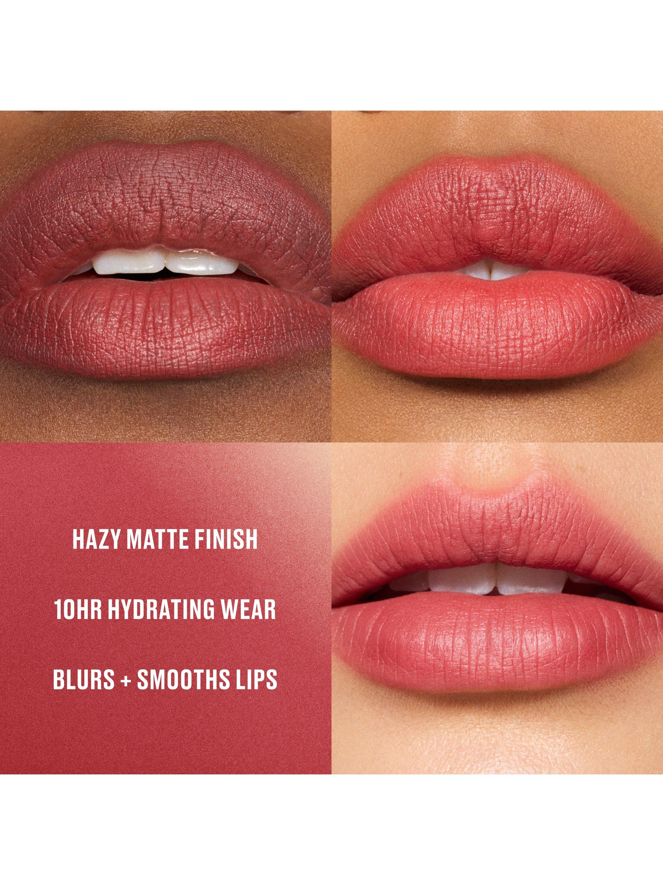 Product image 4 of 6, which shows MAC Powder Kiss Lipstick, Dubonnet Buzz