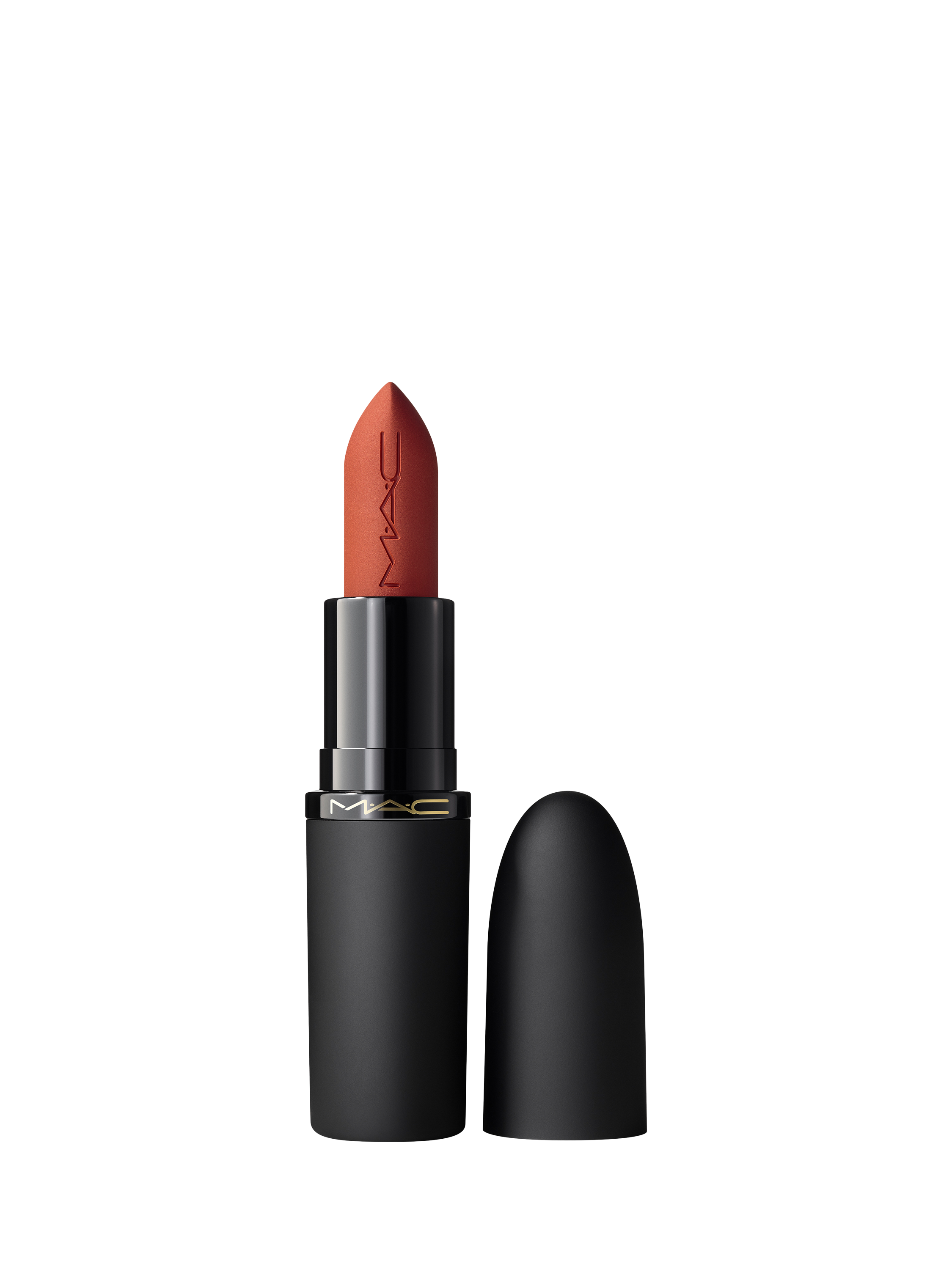 Product image 1 of 6, which shows MAC Powder Kiss Lipstick, Marraskesh-Mere
