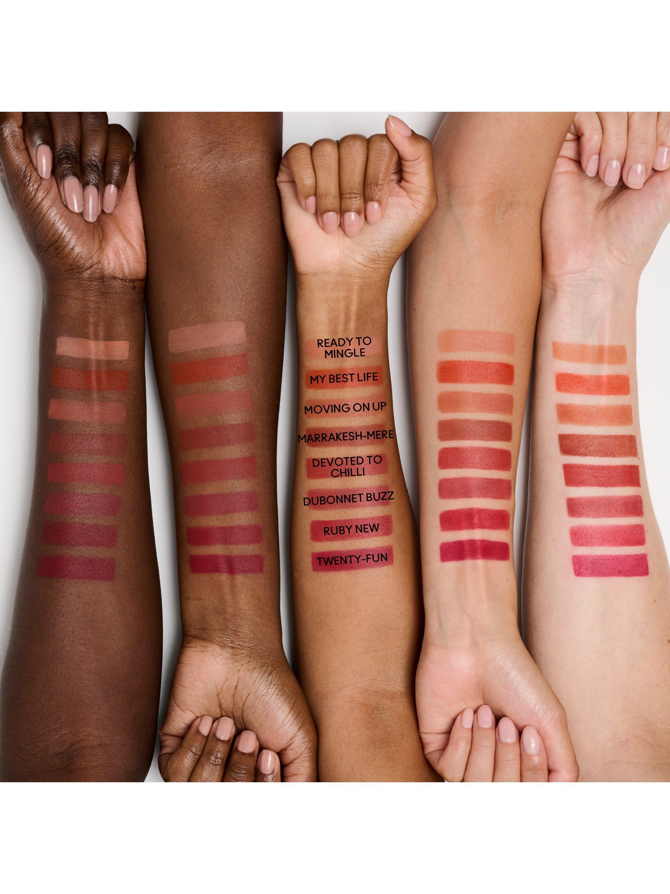 Product image 3 of 6, which shows MAC Powder Kiss Lipstick, Marraskesh-Mere