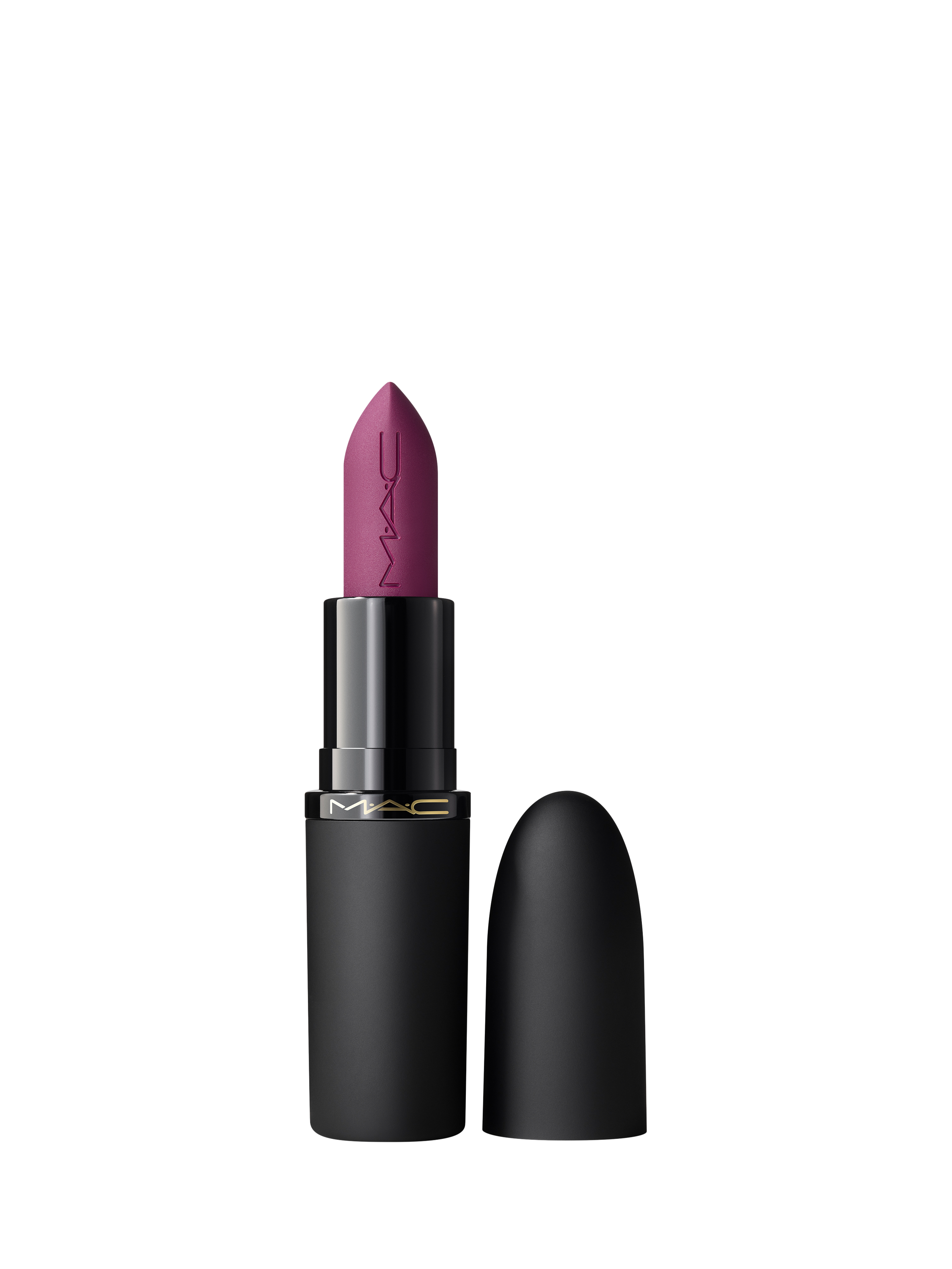 Product image 1 of 6, which shows MAC Powder Kiss Lipstick, On My Mind