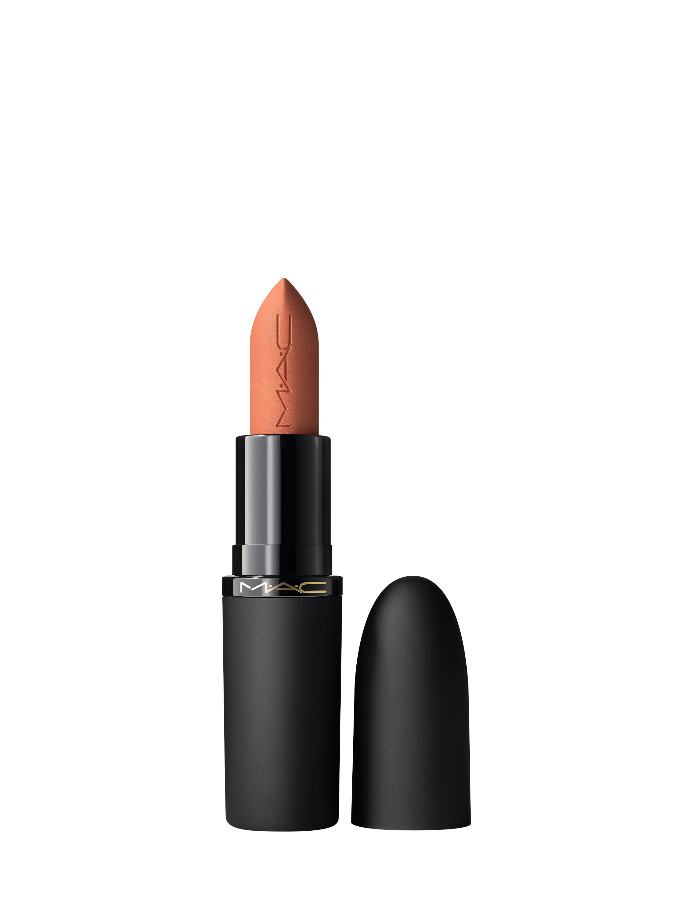 Product image 1 of 6, which shows MAC Powder Kiss Lipstick, Ready To Mingle