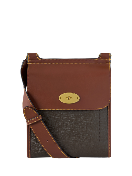Mulberry Antony Scotchgrain Satchel Bag, Mole/Cognac, Mole/Cognac