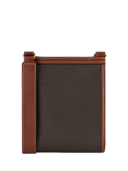 Mulberry Small Antony Scotchgrain Messenger Bag, Mole/Cognac - view 2, Mole/Cognac