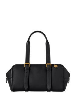 Mulberry Boston Leather Grab Bag, Black, Black