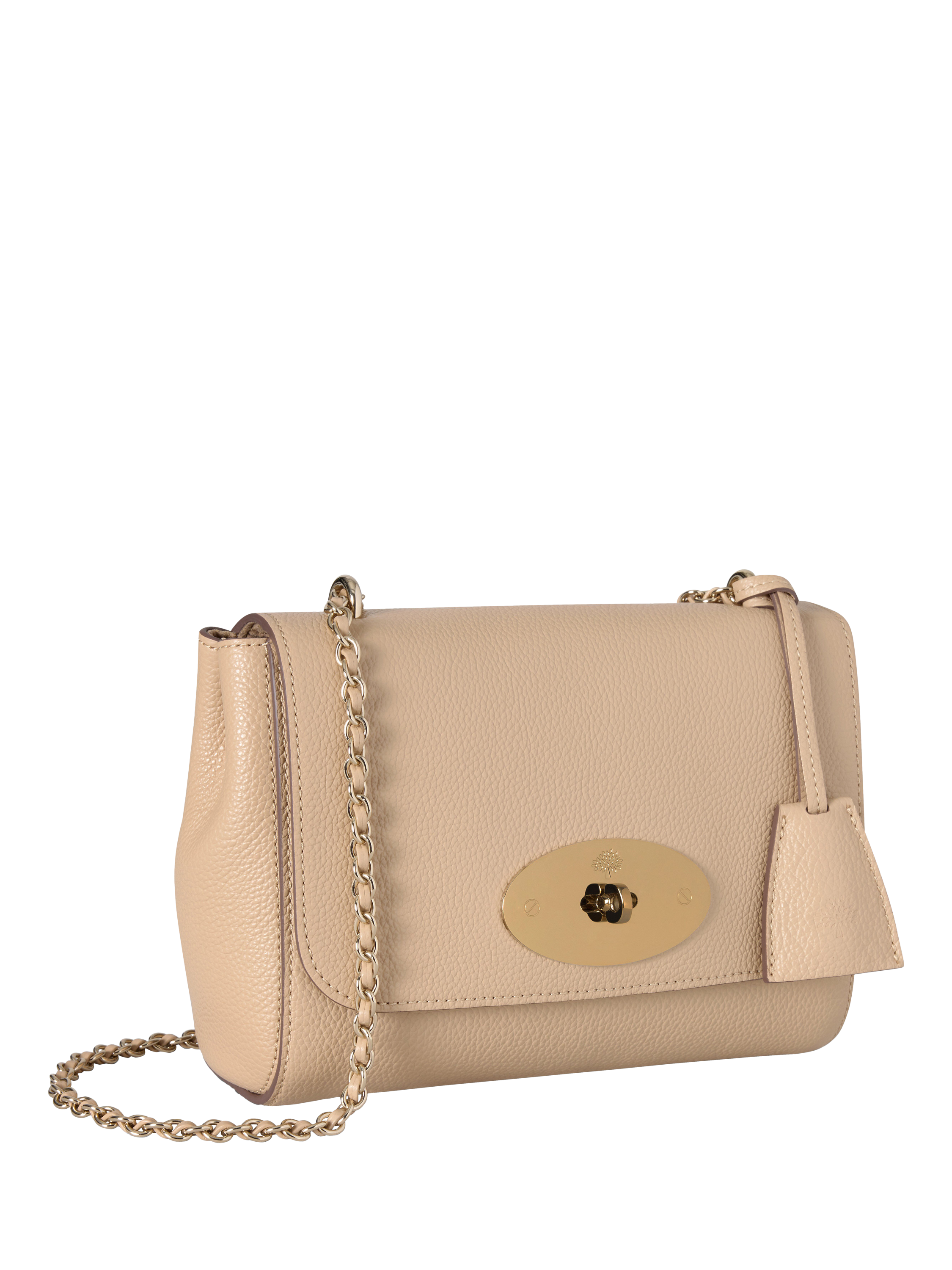 Product image 3 of 5, which shows Mulberry Lily Classic Grain Leather Shoulder Bag, Crumpet