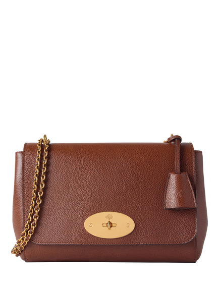 Mulberry Medium Lily Leather Shoulder Bag, Oak, Oak