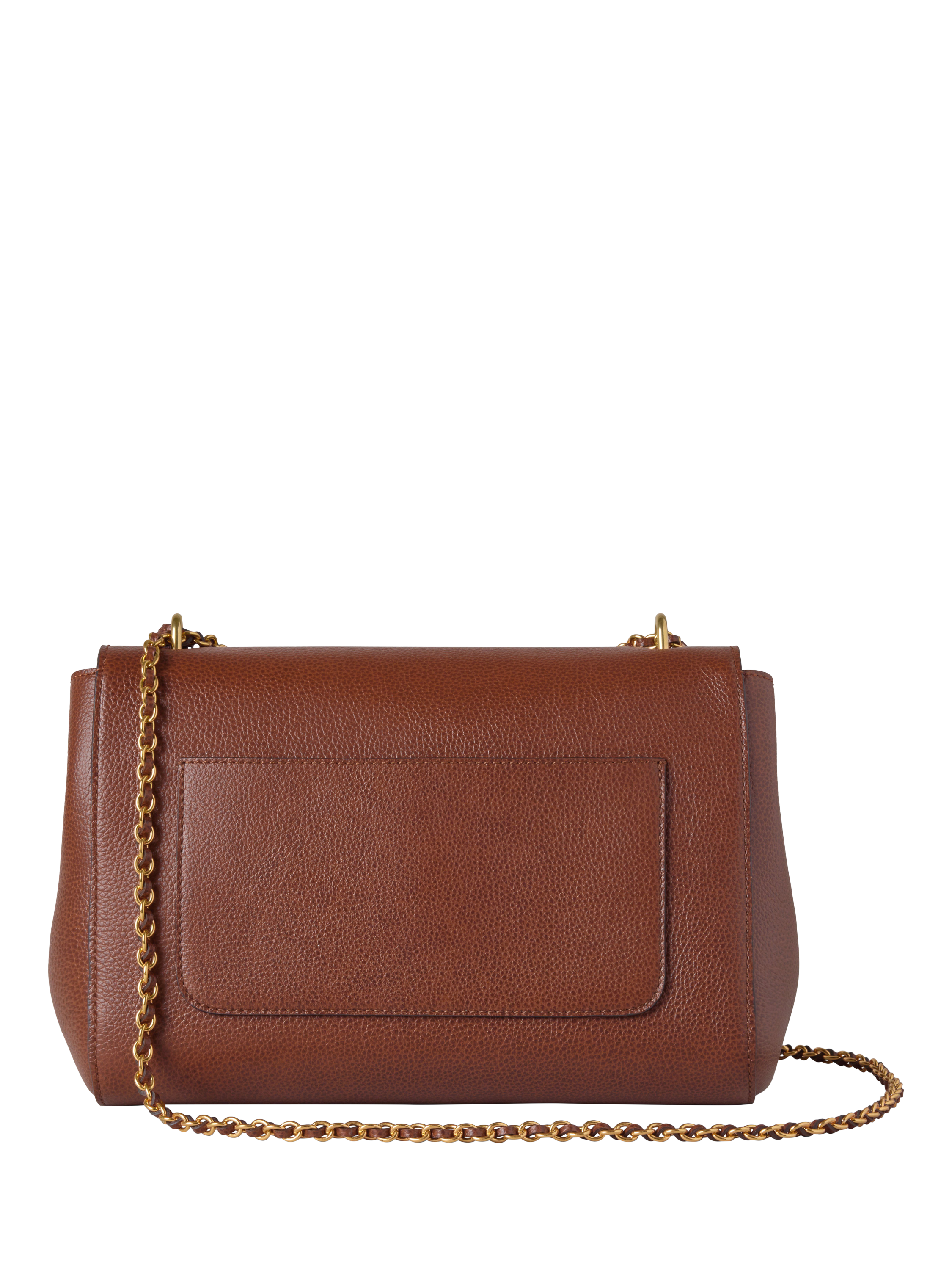 Product image 2 of 5, which shows Mulberry Medium Lily Leather Shoulder Bag, Oak