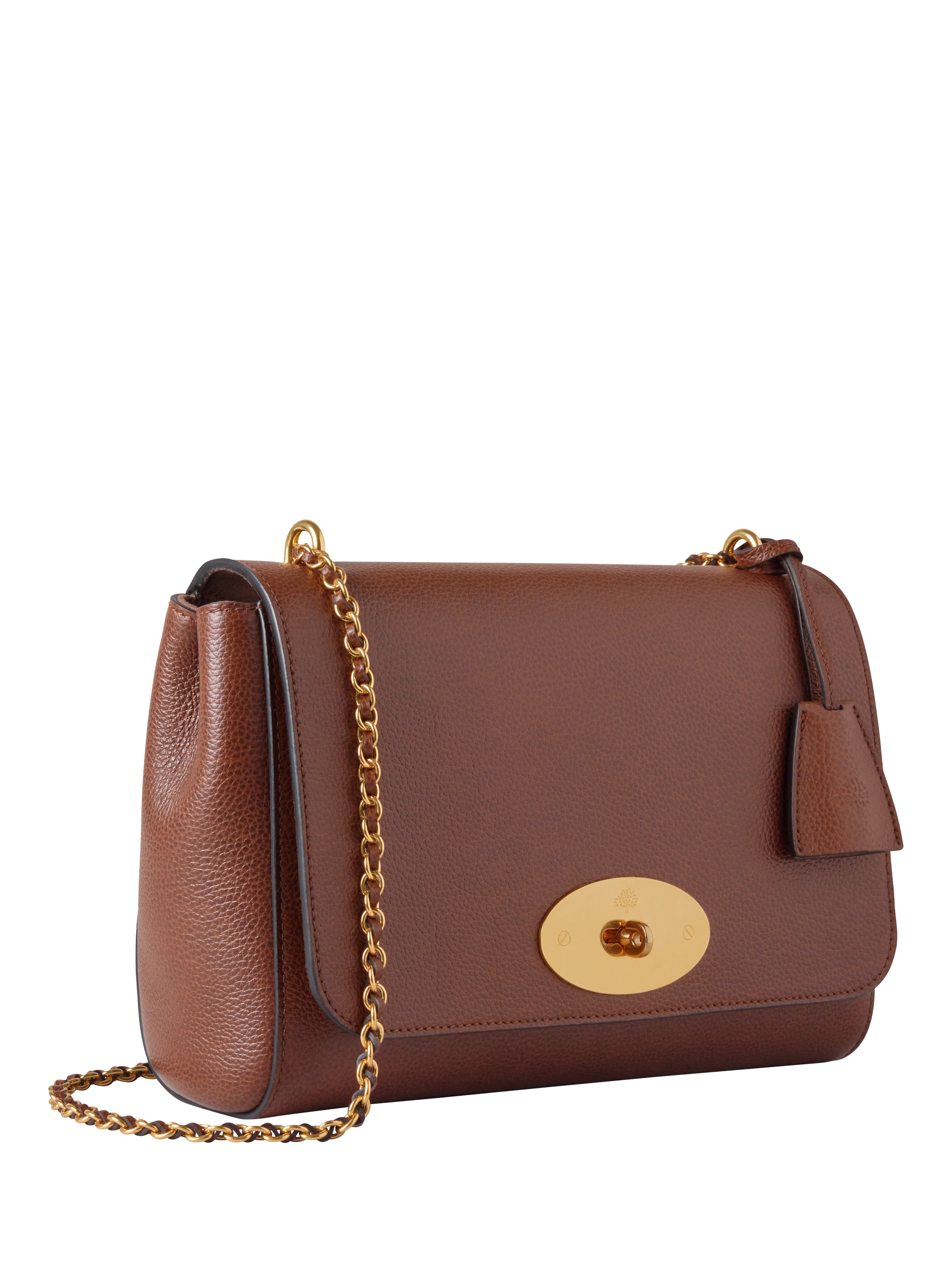 Product image 3 of 5, which shows Mulberry Medium Lily Leather Shoulder Bag, Oak