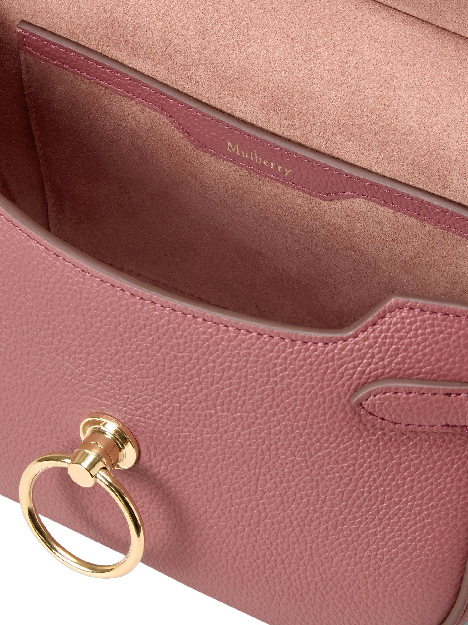 Mulberry Small Amberley Small Classic Grain Leather Satchel Bag