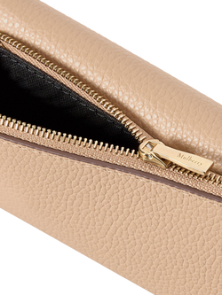 Mulberry Darley Small Classic Grain Leather Folded Multi-Card Wallet, Crumpet - view 2, Crumpet