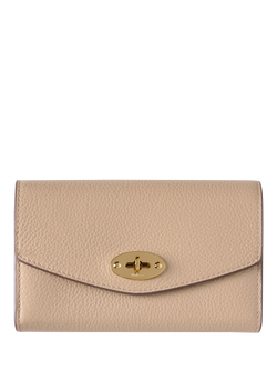 Mulberry Medium Darley Leather Wallet, Crumpet, Crumpet