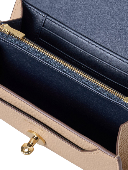 Mulberry Medium Darley Leather Wallet, Crumpet - view 2, Crumpet