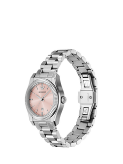 Emporio Armani AR11658 Women's Date Bracelet Strap Watch, Silver - view 2, Silver
